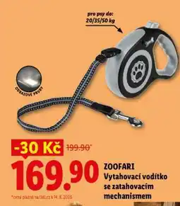 Lidl ZOOFARI Vytahovací vodítko se zatahovacím mechanismem nabídka