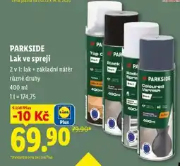 Lidl Parkside Lak ve spreji nabídka
