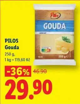 Lidl Pilos GOUDA nabídka