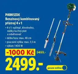 Lidl PARKSIDE Benzínový kombinovaný přístroj 4 v 1 nabídka