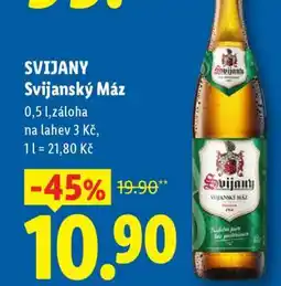 Lidl Svijany Svijanský Máz nabídka