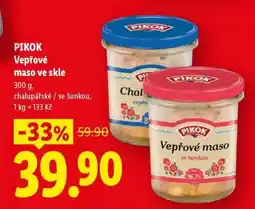 Lidl PIKOK Vepřové maso VE SKLE nabídka