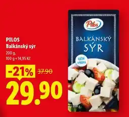 Lidl PILOS BALKÁNSKÝ SÝR nabídka
