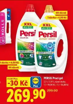 Lidl Persil prací gel nabídka