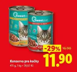 Lidl Konzerva pro kočky nabídka