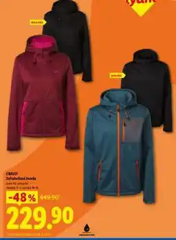 Lidl CRIVIT SOFTSHELLOVÁ BUNDA nabídka