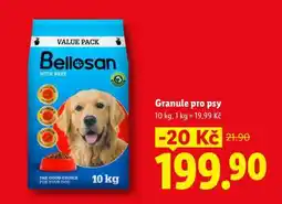 Lidl Granule pro psy Bellosan nabídka