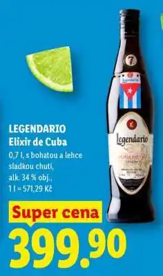Lidl Legendario Elixir de Cuba nabídka