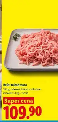 Lidl KRŮTÍ MLETÉ MASO nabídka