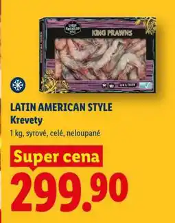 Lidl LATIN AMERICAN STYLE Krevety nabídka