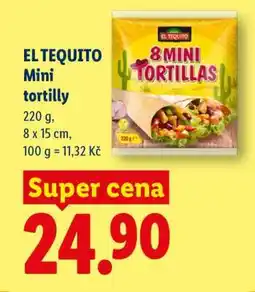 Lidl EL TEQUITO Mini tortilly nabídka