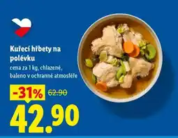 Lidl KUŘECÍ HŘBETY NA POLÉVKU nabídka