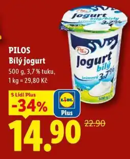 Lidl Pilos BÍLÝ JOGURT nabídka