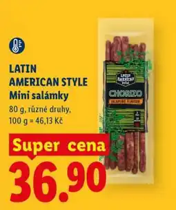 Lidl LATIN AMERICAN STYLE Mini salámky nabídka