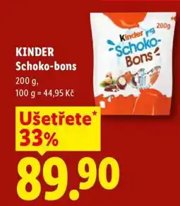 Lidl Kinder Schoko-Bons nabídka