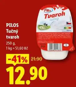 Lidl Pilos TUČNÝ TVAROH nabídka