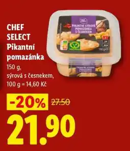Lidl CHEF SELECT Pikantní pomazánka nabídka