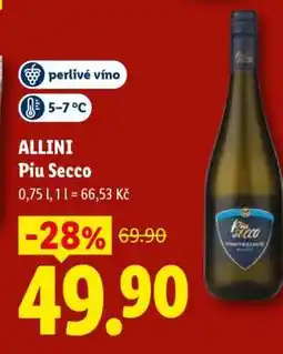 Lidl ALLINI Piu Secco nabídka
