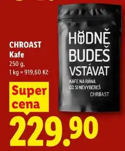 Lidl Chroast Kafe nabídka