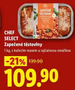 Lidl CHEF SELECT Zapečené těstoviny nabídka