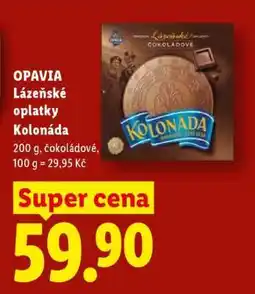 Lidl OPAVIA LÁZEŇSKÉ OPLATKY KOLONÁDA nabídka