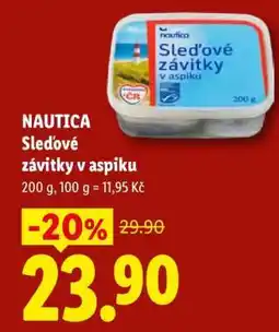 Lidl NAUTICA Sled'ové závitky v aspiku nabídka