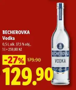 Lidl Becherovka Vodka nabídka