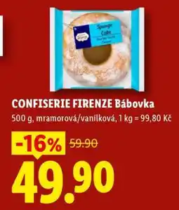 Lidl CONFISERIE FIRENZE Bábovka nabídka