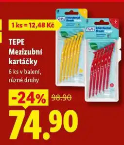 Lidl TePe mezizubní kartáčky nabídka