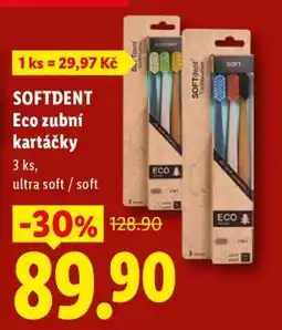 Lidl SOFTdent ECO zubní kartáčky nabídka