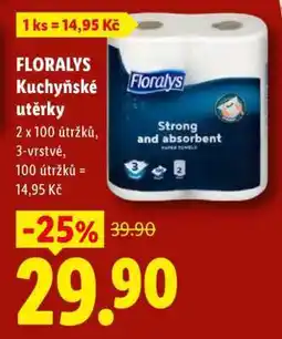 Lidl FLORALYS KUCHYŇSKÉ UTĚRKY nabídka