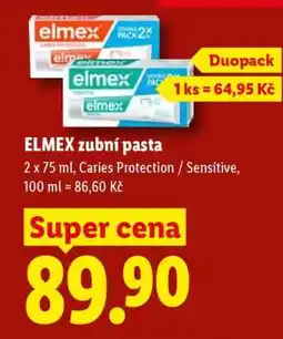 Lidl Elmex zubní pasta nabídka