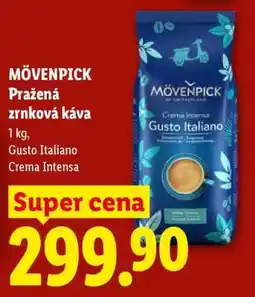 Lidl MÖVENPICK PRAŽENÁ ZRNKOVÁ KÁVA nabídka