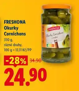 Lidl Freshona Okurky Cornichons nabídka