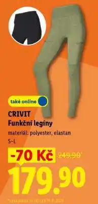 Lidl Crivit FUNKČNÍ LEGÍNY nabídka