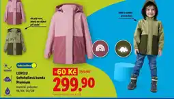 Lidl LUPILU Softshellová bunda Premium nabídka
