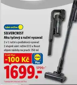 Lidl SILVERCREST Aku tyčový a ruční vysavač nabídka