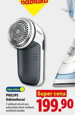 Lidl PHILIPS Odžmolkovač nabídka