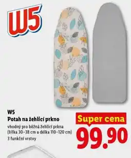 Lidl W5 Potah na žehlící prkno nabídka