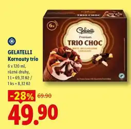 Lidl GELATELLI Kornouty trio nabídka