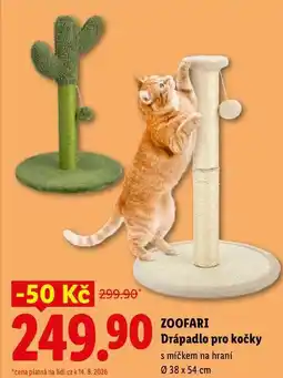 Lidl ZOOFARI Drápadlo pro kočky nabídka