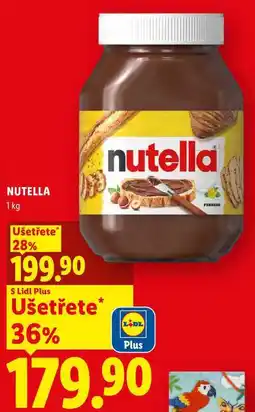 Lidl NUTELLA nabídka