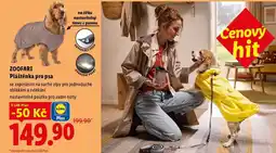 Lidl ZOOFARI Pláštěnka pro psa nabídka