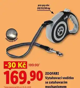 Lidl ZOOFARI Vytahovací vodítko se zatahovacím mechanismem nabídka