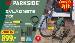 Lidl PARKSIDE Vysavač na mokré a suché vysávání 1300 W nabídka