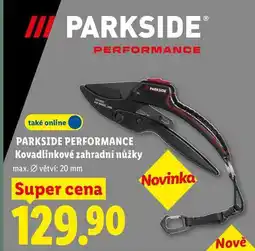 Lidl PARKSIDE PERFORMANCE Kovadlinkové zahradní nůžky nabídka