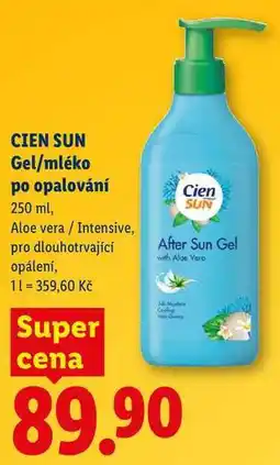 Lidl CIEN SUN Gel/mléko po opalování nabídka