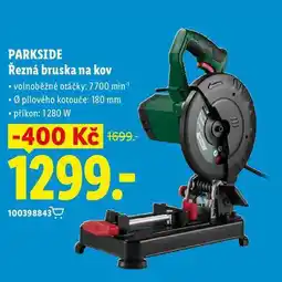 Lidl PARKSIDE Řezná bruska na kov nabídka