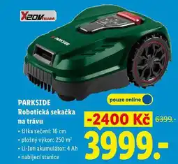 Lidl PARKSIDE Robotická sekačka na trávu nabídka