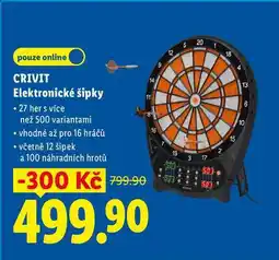 Lidl CRIVIT Elektronické šipky nabídka